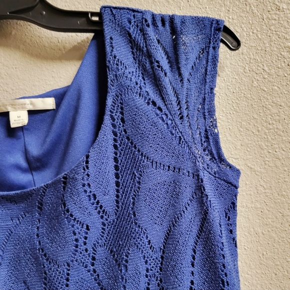 NWOT! LC Lauren Conrad Lace Overlay Dress - Picture 2 of 9